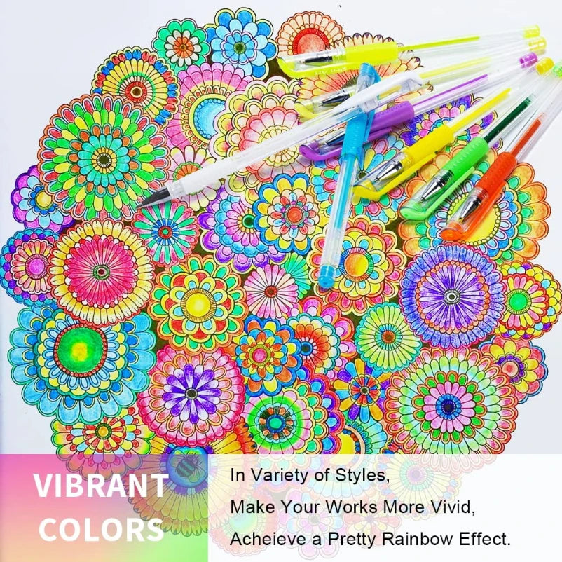 5-100pcs Gel Pen Set 100 Colors Pen Set .