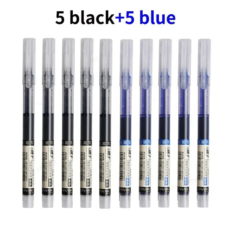 High Quality Needle Type Gel Pens Straight Liquid Ballpoint Pen