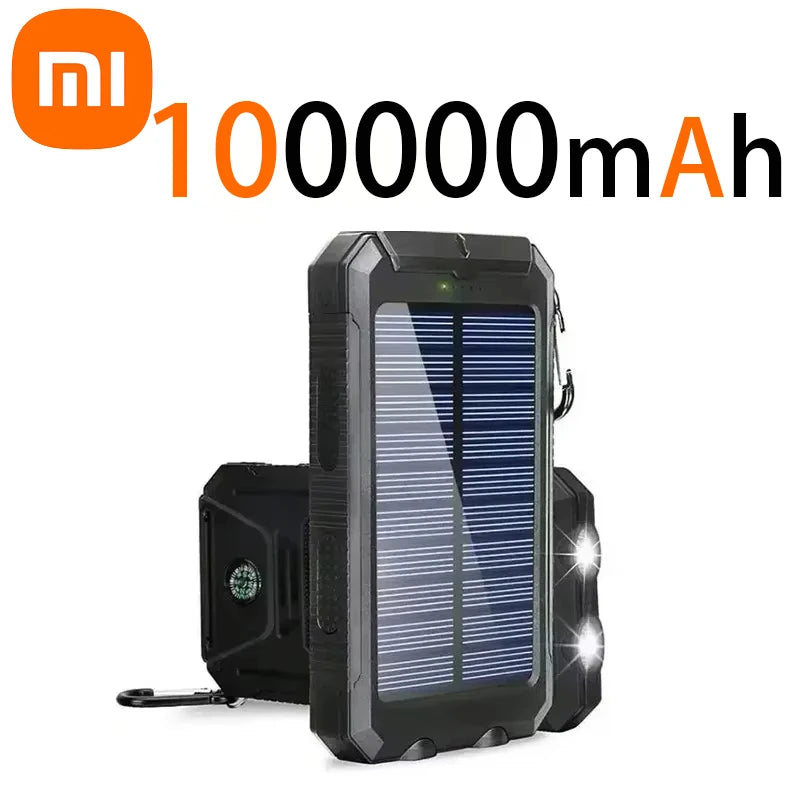 Xiaomi 200000 m A h Power Bank Flashlight For iPhone Samsung
