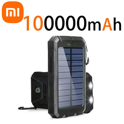 Xiaomi 200000 m A h Power Bank Flashlight For iPhone Samsung