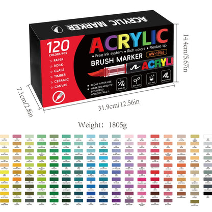 12-168 Colors Direct Liquid Paint Art Acrylic Paint Pens