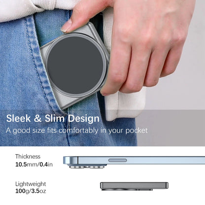 Vlog Selfie Monitor Screen for Phone, Rear Camera for Selfie