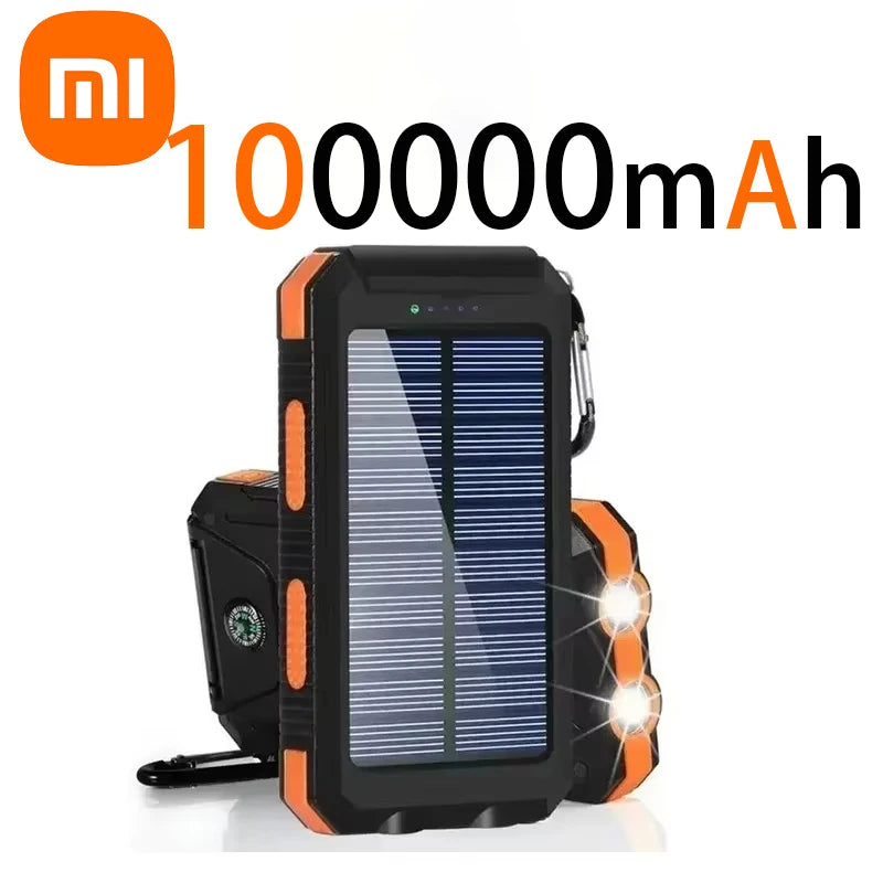Xiaomi 200000 m A h Power Bank Flashlight For iPhone Samsung