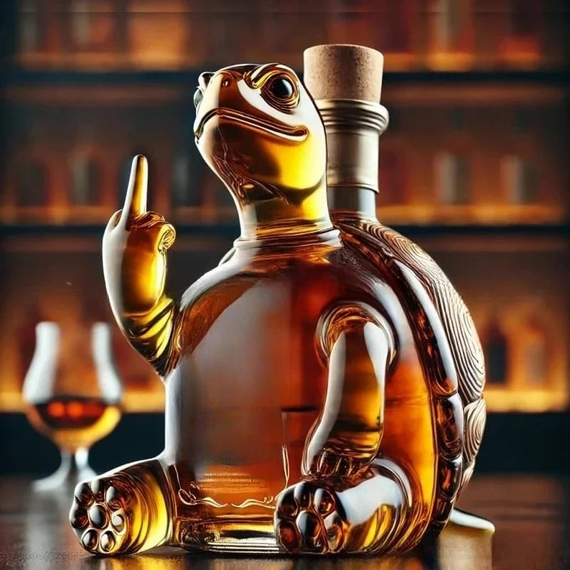 Turtle Liquor Decanter Dad Husband