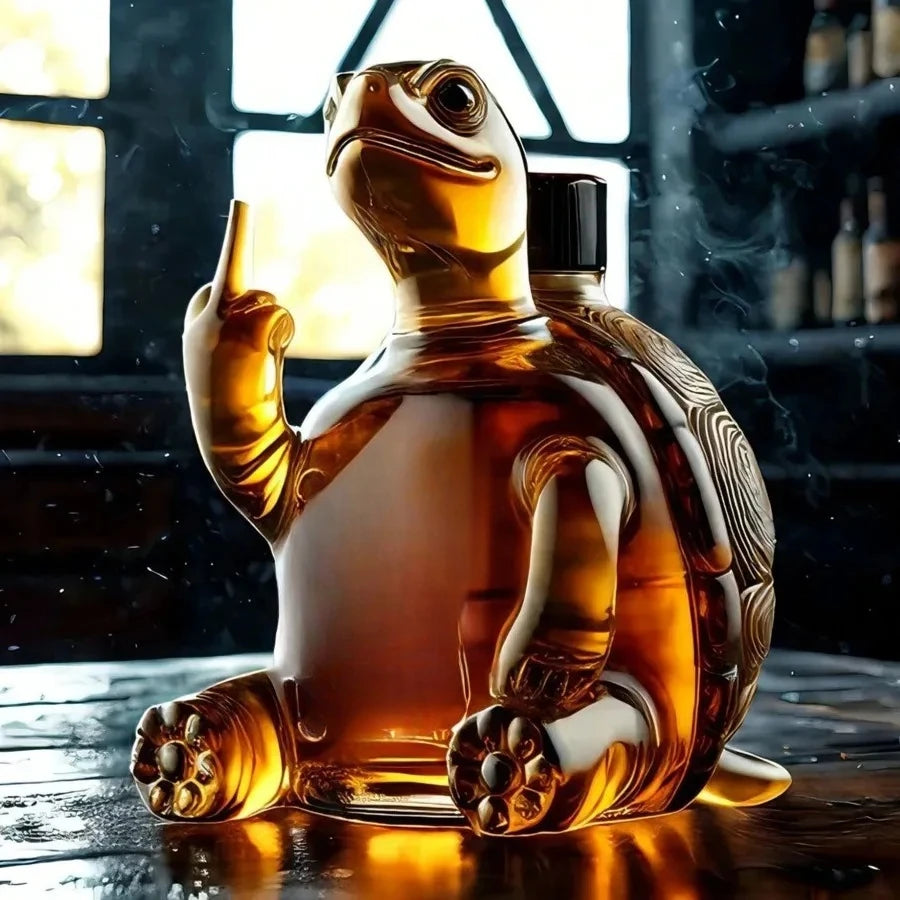 Turtle Liquor Decanter Dad Husband