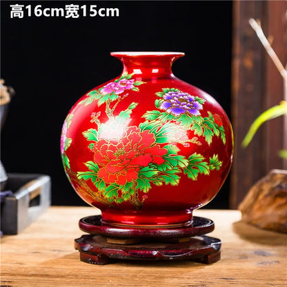 Porcelain Crystal Glaze Flower Vases