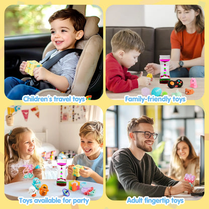 Joyfy  Autism Sensory Treasure Box Toys Prizes Stress Relief Gifts