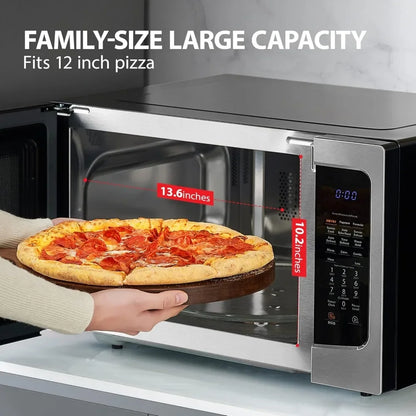 4-in-1 ML-EC42P(SS) Countertop Microwave Oven, Smart Sensor, Convection, Air Fryer Combo, Mute Function, Position Memory