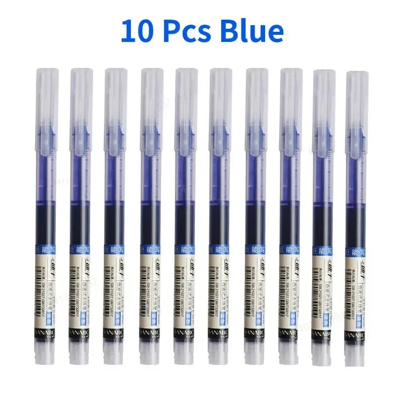 High Quality Needle Type Gel Pens Straight Liquid Ballpoint Pen