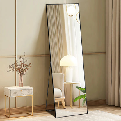 JHK 64"x21" Full Body Wall Mirror Standing Hanging or Leaning.
