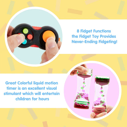 Joyfy  Autism Sensory Treasure Box Toys Prizes Stress Relief Gifts