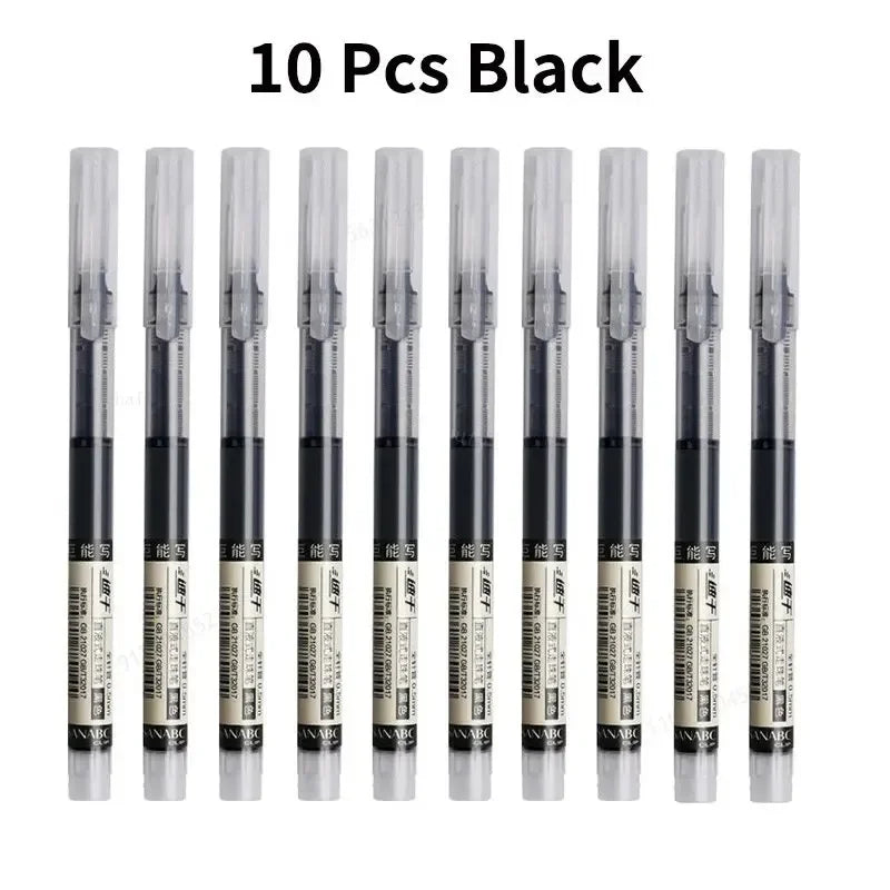 High Quality Needle Type Gel Pens Straight Liquid Ballpoint Pen
