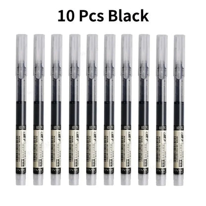 High Quality Needle Type Gel Pens Straight Liquid Ballpoint Pen