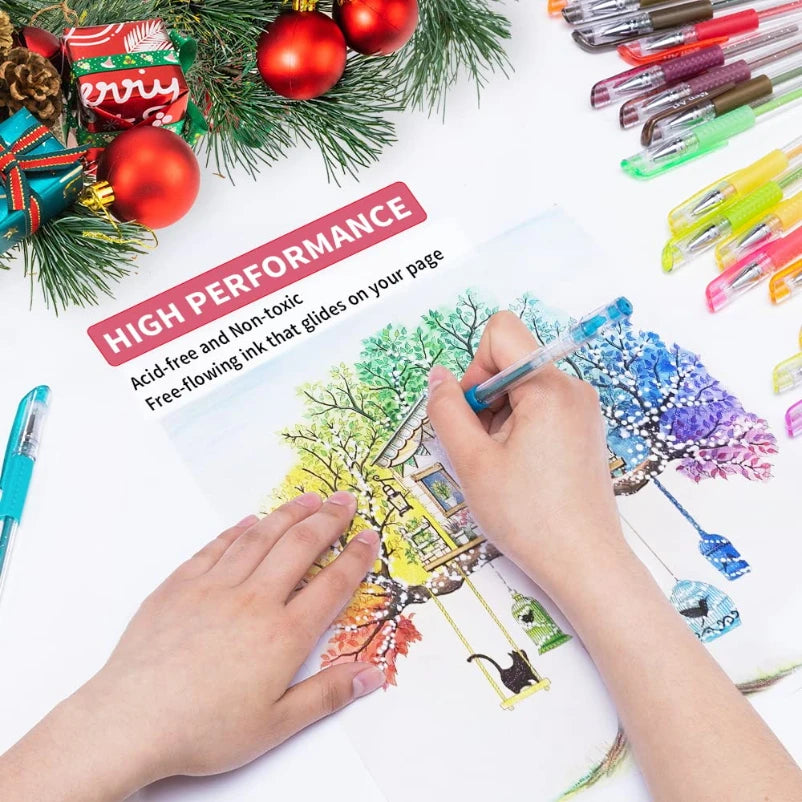 5-100pcs Gel Pen Set 100 Colors Pen Set .