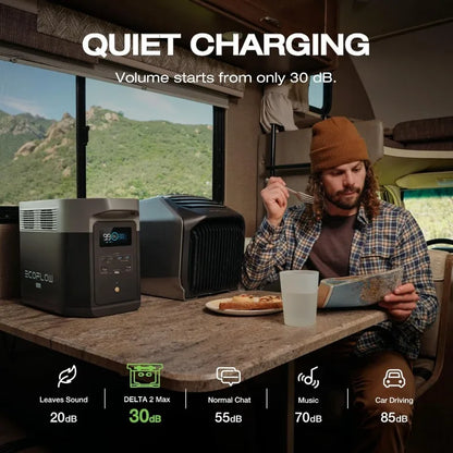 Outdoor Solar Power Station - 2400W, 2048Wh Fast Charge