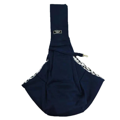 Crossbody breathable folding pet bag, portable cat or dog bag