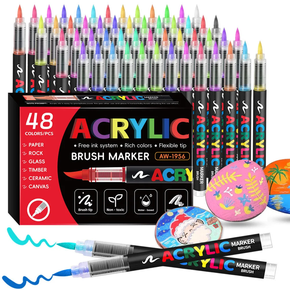 12-168 Colors Direct Liquid Paint Art Acrylic Paint Pens