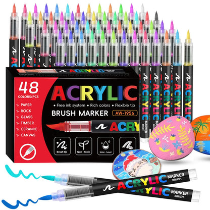 12-168 Colors Direct Liquid Paint Art Acrylic Paint Pens