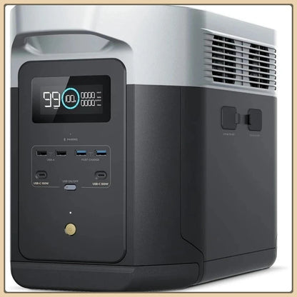 Outdoor Solar Power Station - 2400W, 2048Wh Fast Charge