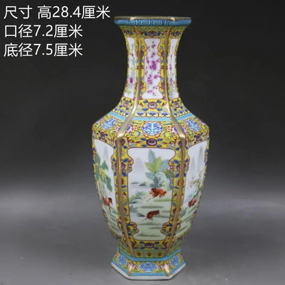 Antique Porcelain Vase Decorative Flower Vase