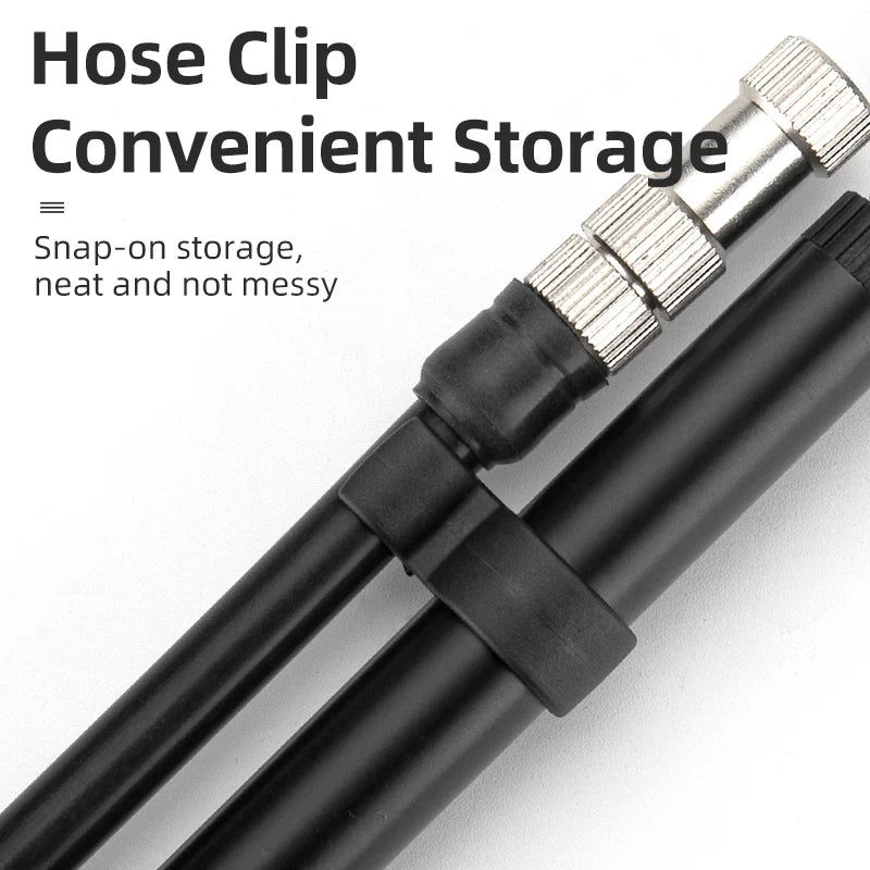 Rockbros Bike Air Pump Portable High-pressure Fork Pump Gauge Fork Rear Suspension Shock Absorber MTB Road Bicycle Accessories